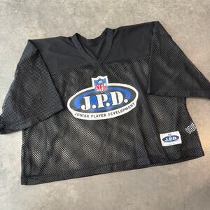 Vintage Y2K NFL Black Mesh Football Practice Jersey Size XXL